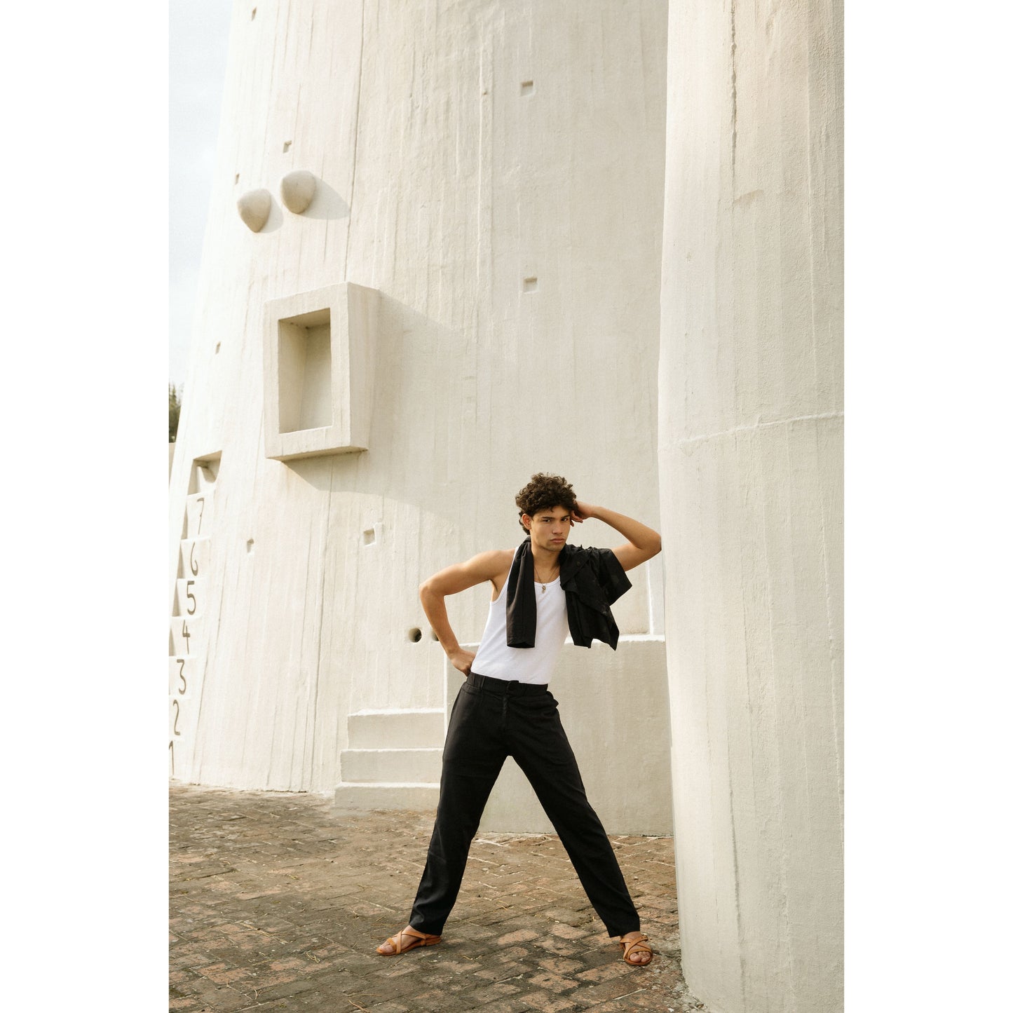 Chino tapered in Choclate