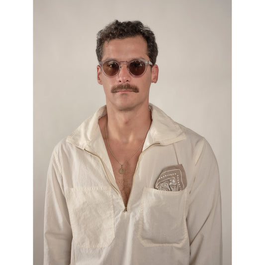 Half zip Olive pattern