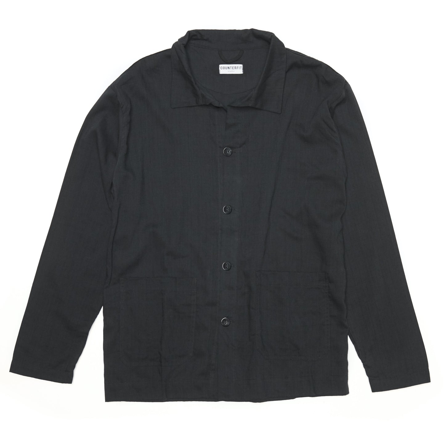 Workwear Jacket in bamboo cotton - counterfitstudio